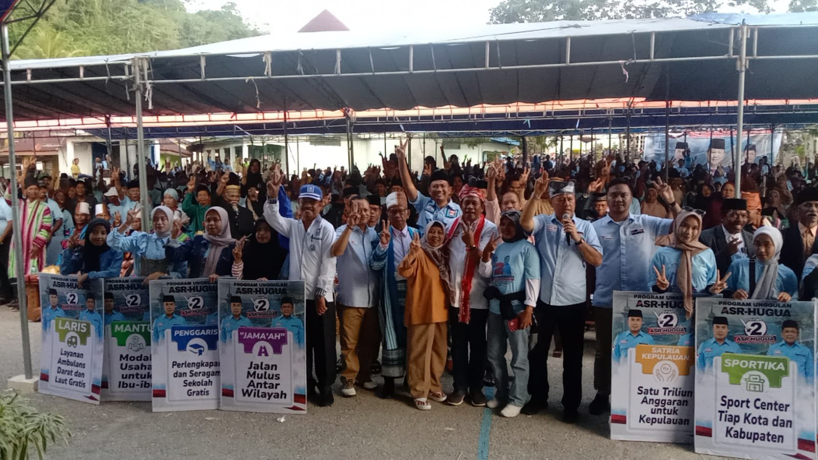 Jelang Debat Putaran Ketiga, ASR-Hugua Tutup Rangk...